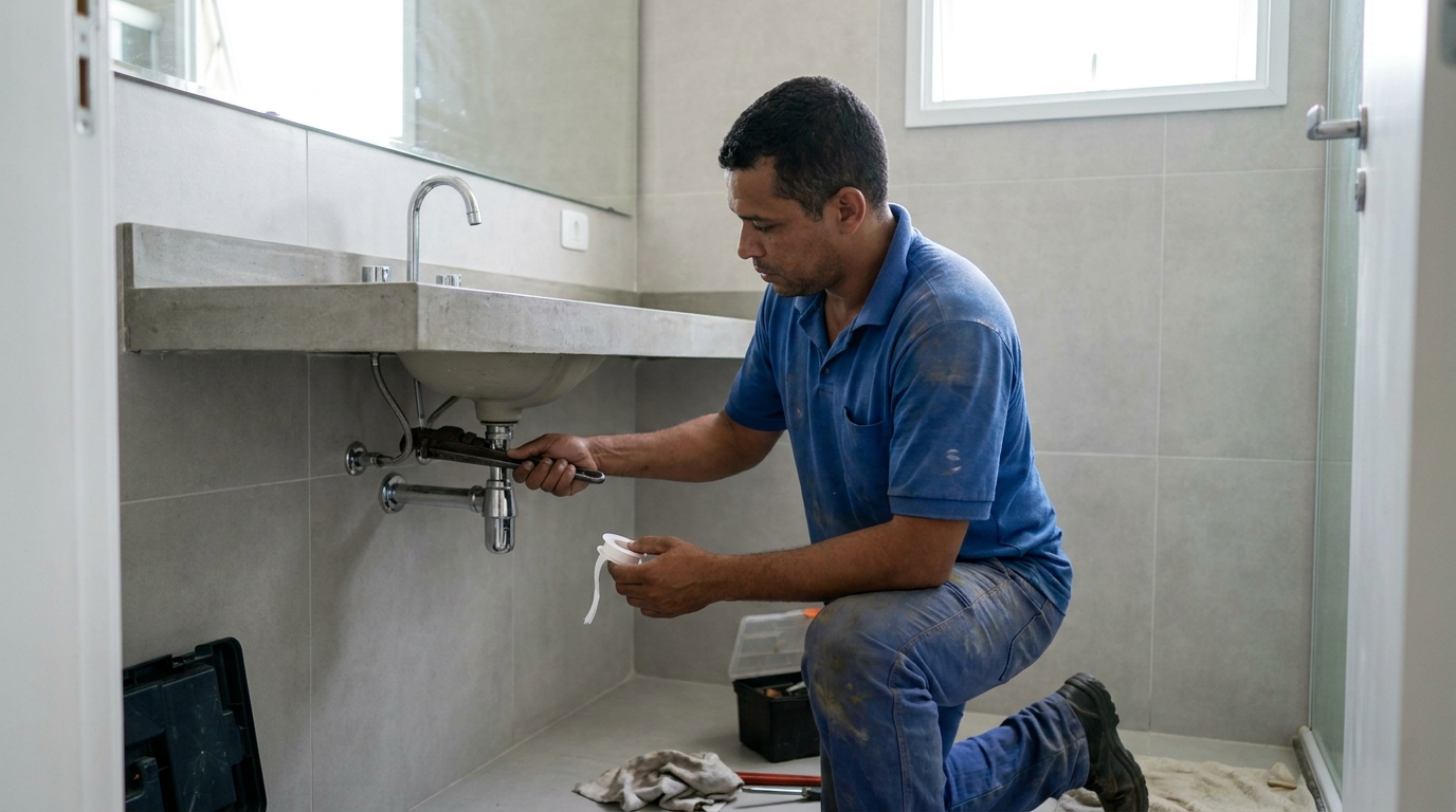 Instalação de ducha higiênica residencial em Campos dos Goytacazes‑RJ